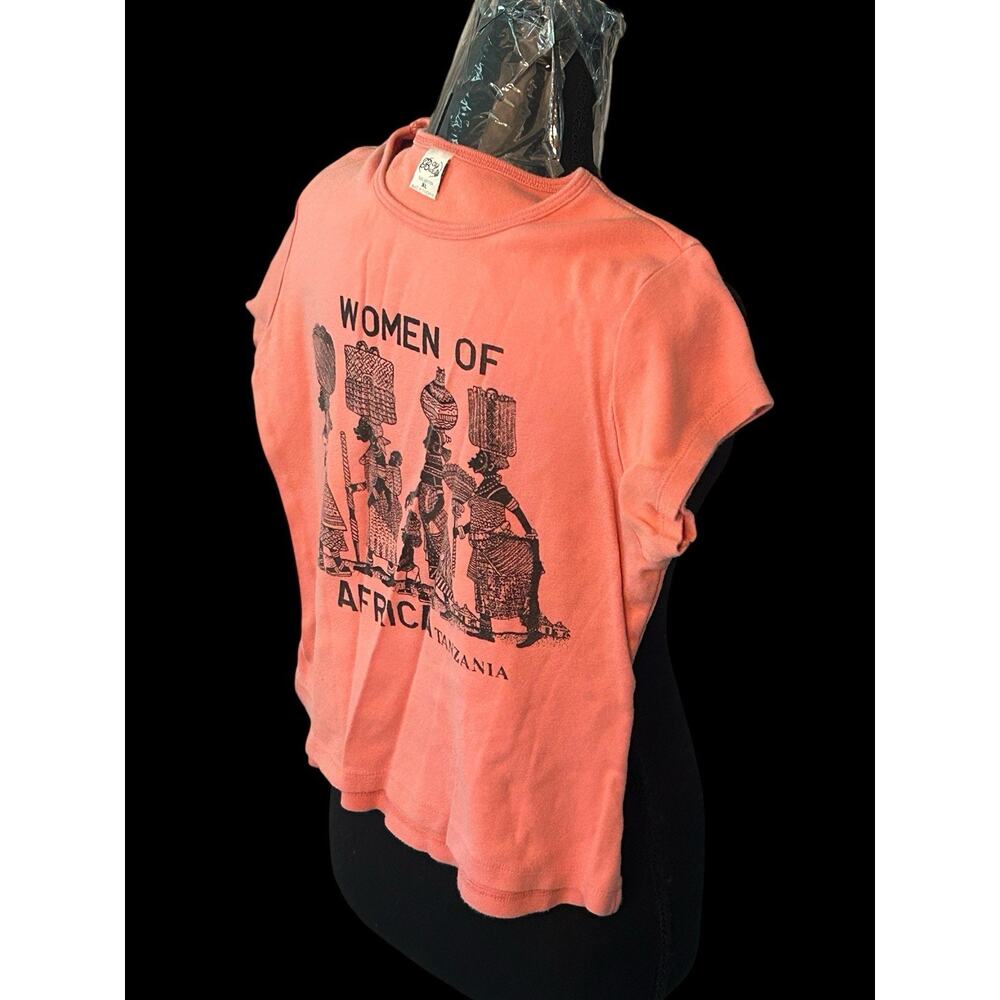 Women Of Africa Tanzania Girls Size XL Bay‎ Beauty 100% Cotton Shirt - Picture 3 of 5